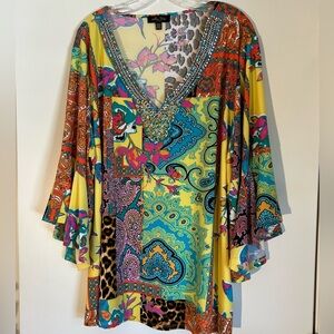 Melissa Paige Woman beaded tunic